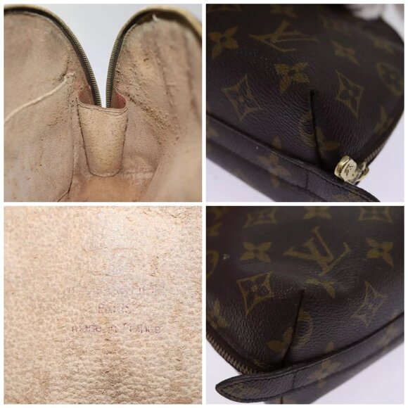 LOUIS VUITTON Monogram Trousse Demi Ronde Cosmetic Pouch - Picture 11 of 15